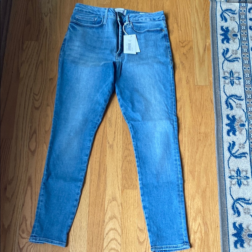 Frame Le One Skinny Blue Jeans (NWT)